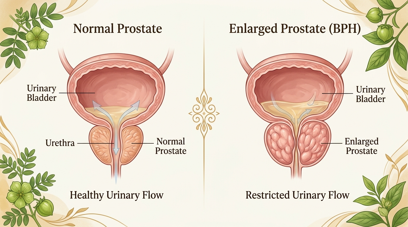 Prostate Enlargement and Ayurveda - Understanding Mutraghata and Vatashteela - Anantha Ayurveda